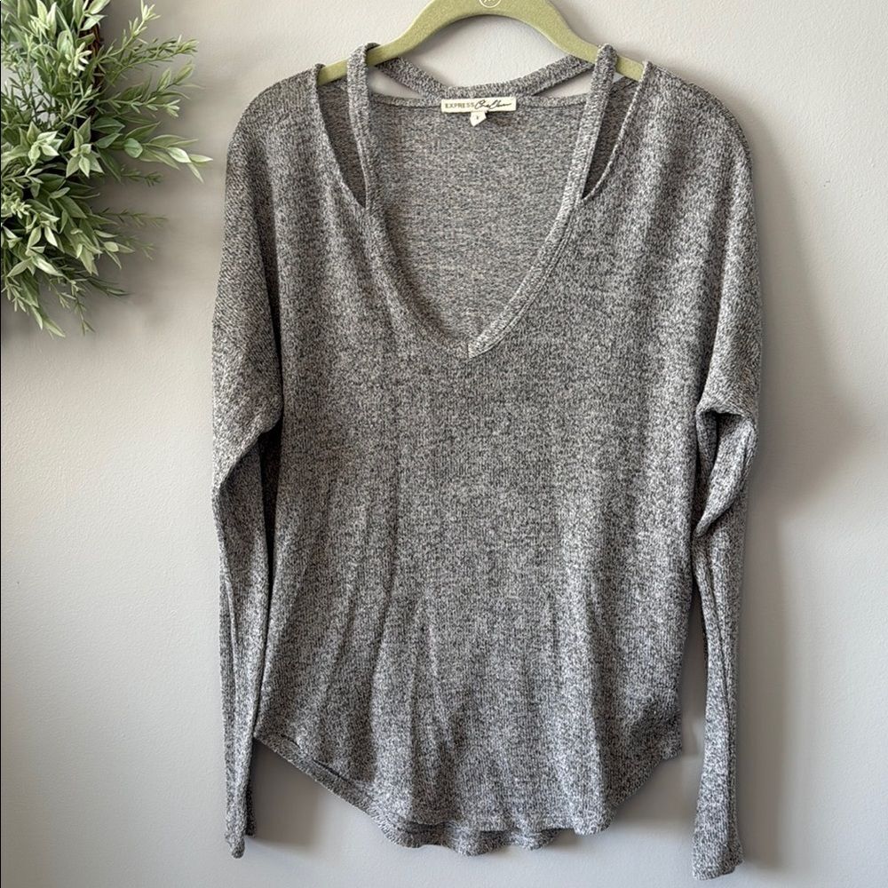 🍂 3/$20 EUC Express One Eleven Ultra Soft Dolman Sleeve V-Neck Top Size Small